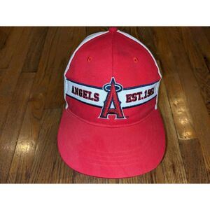 Los Angeles Angels‎ Hat Baseball MLB Strapback Red Cotton Stadium Exclusive Cap